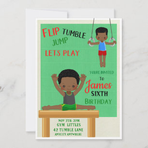 Fiche d'invitation pour l'anniversaire de l'invers