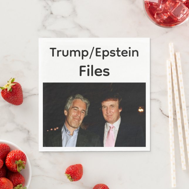 Fichiers Trump/Epstein Serviette en Papier (En situation)