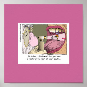 Fiddler sur le toit Dentistère amusant Poster