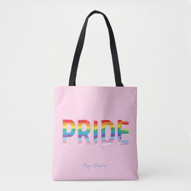 FIDE LGBTQIA Rainbow Flag, Pride Sac fourre-tout r (Devant)