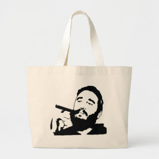 Fidel Castro avec le sac fourre-tout à portrait de