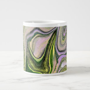 Fidèlement Votre 1 Mug Abstrait Vert Forme Gratuit