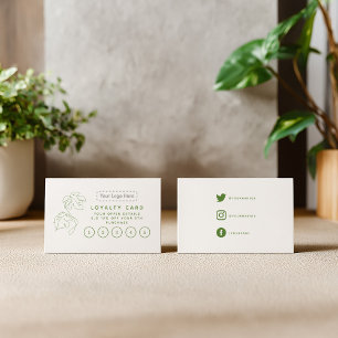 Fidélité Accueil plante boutique, votre logo carte de fidél