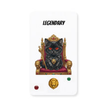 Carte de collection légendaire Punk Chat - Feline