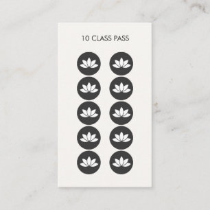 Fidélité Carte de passe Lotus Flower 10 Class