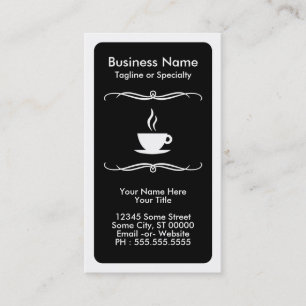 Fidélité carte de timbre de café de mod