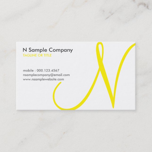 Fidélité carte de timbre jaune (Devant)