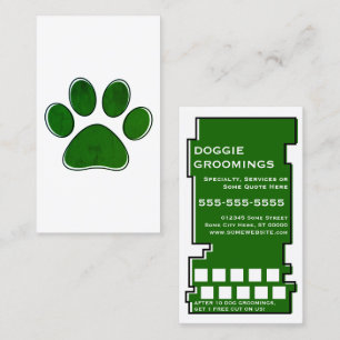 Fidélité carte de timbre pour toilettage de chiens oddRex