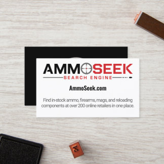 Fidélité Carte de visite promotionnel AmmoSeek