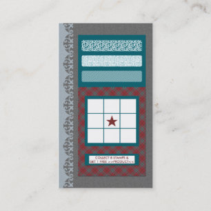 Fidélité carte fréquente d'acheteur de motif