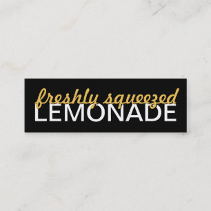 Fidélité carte perforée de limonade