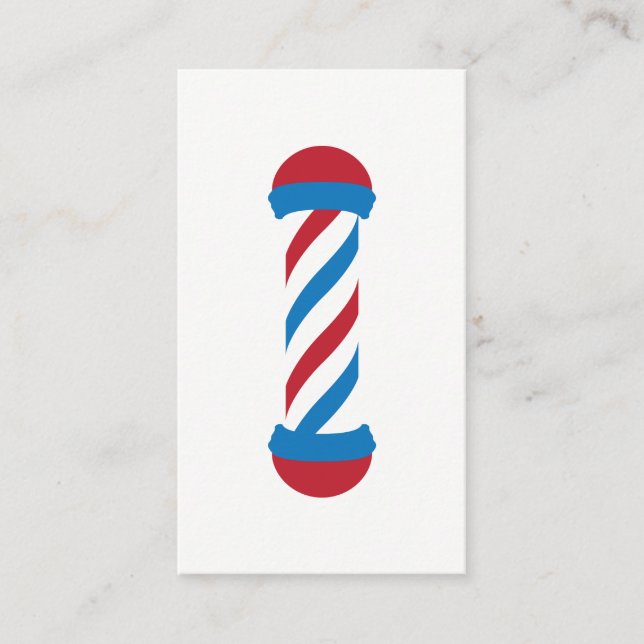 Fidélité carte perforée de poteau de raseur-coiffeur (Devant)