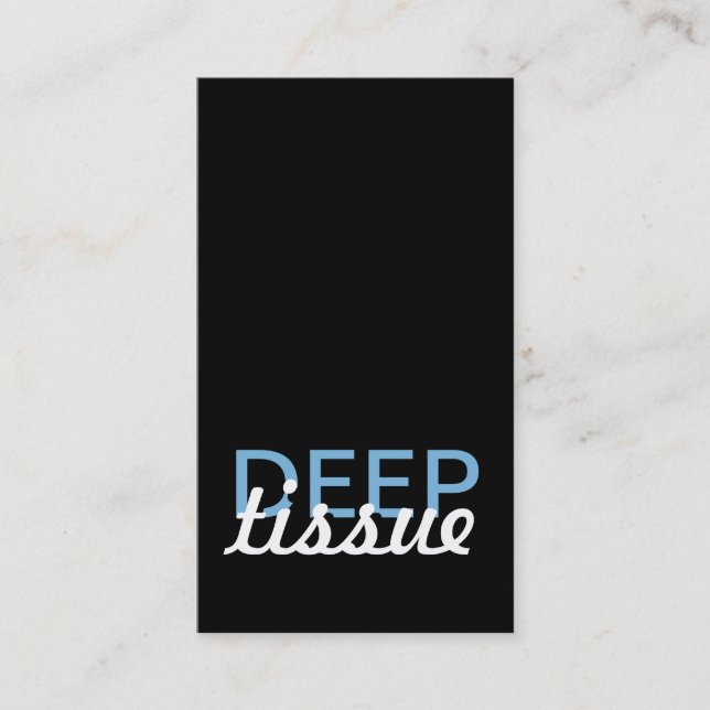 Fidélité carte perforée profonde de massage de tissu (Devant)