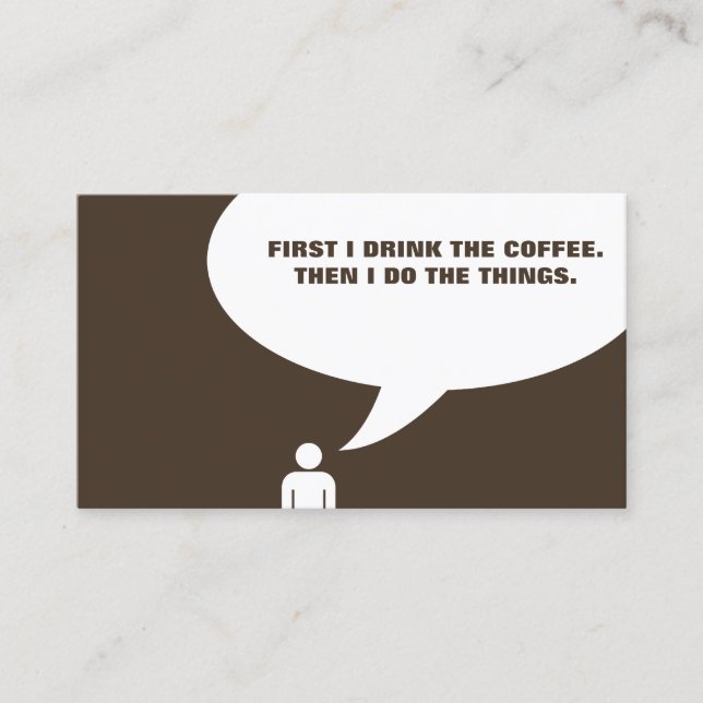 Fidélité carte poinçonnée de mèmes de café (Devant)