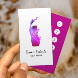 Fidélité de manucure de salon de clou de