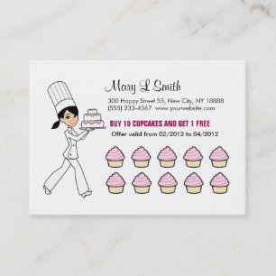 Fidélité Le petit gâteau de chef récompense la carte