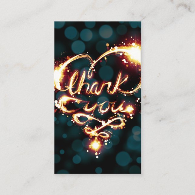 Fidélité merci carte légère de timbre (Devant)