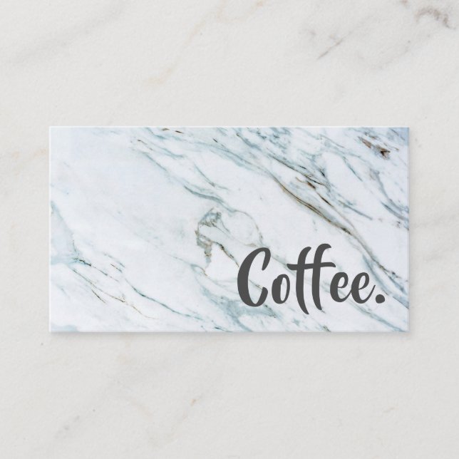 Fidélité Mot de marbre au delà de carte perforée de café de (Devant)