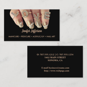 Fidélité Nail Salon Carte de visite