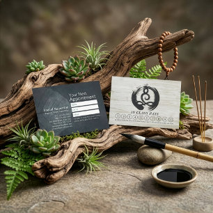 Fidélité Professeur de Yoga Méditation Pose Classe Carte de