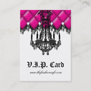 Fidélité Rose en cuir tufté de carte de club des bijoux VI