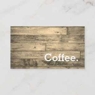 Fidélité Sépia simple de carte perforée de café de fidé