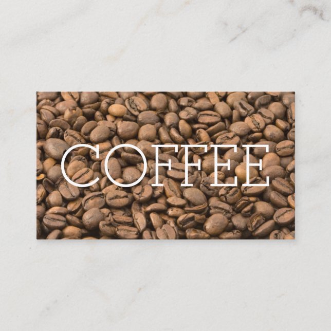 Fidélité simple de café de mot d'haricots grande (Devant)