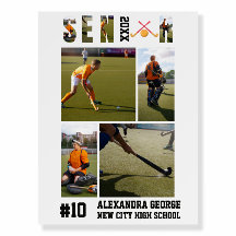 Field Hockey Sports Graduation Senior Night Grad