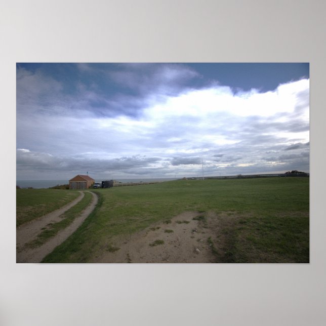 Field in Rhode Island Poster (Devant)