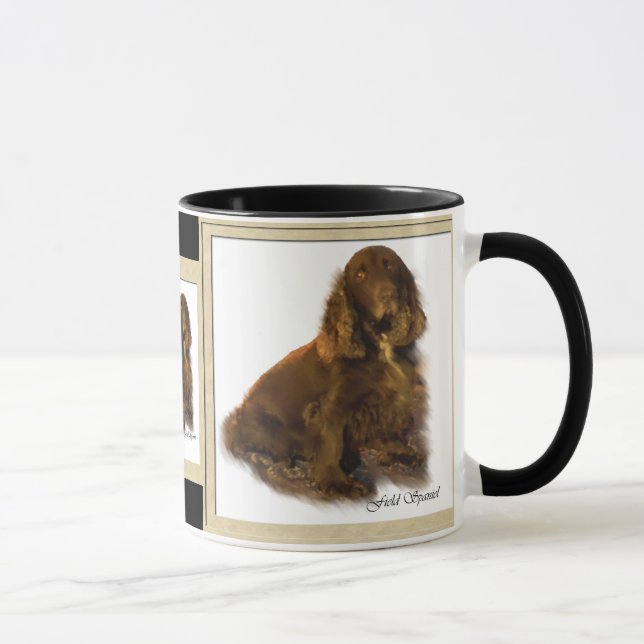 Field Spaniel Art Cadeaux Beverage Mugs (Droite)