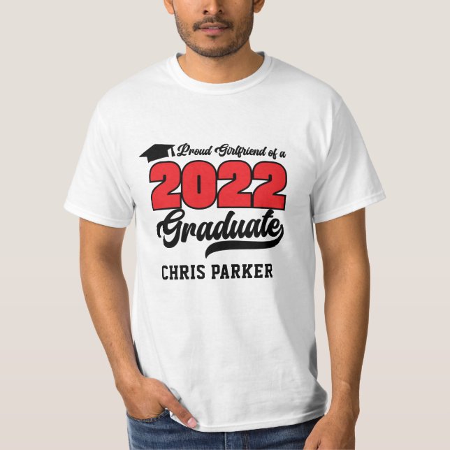 Fier amie d'une T-shirt diplômée de 2022 (Devant)
