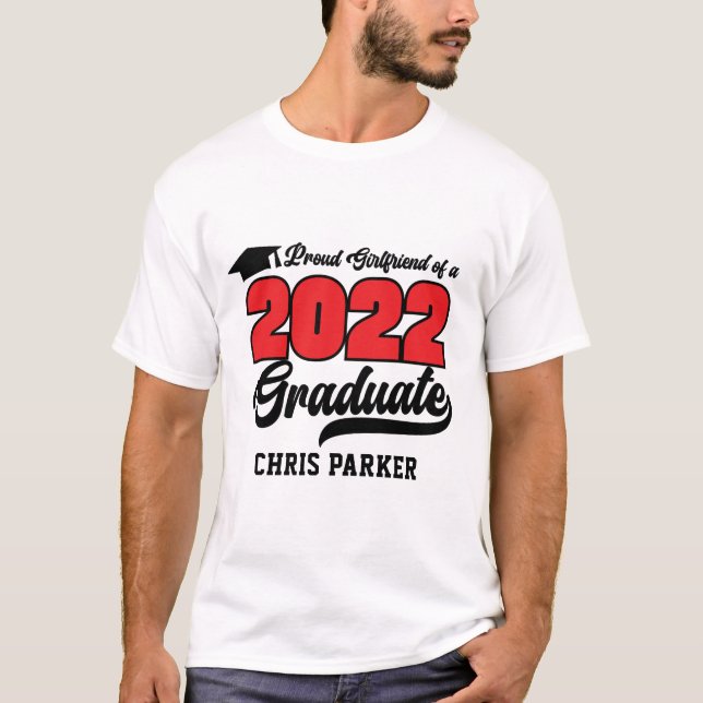 Fier amie d'une T-shirt diplômée de 2022 (Devant)