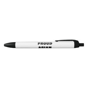 Fier Asiatique, Stylo noir blanc noir noir