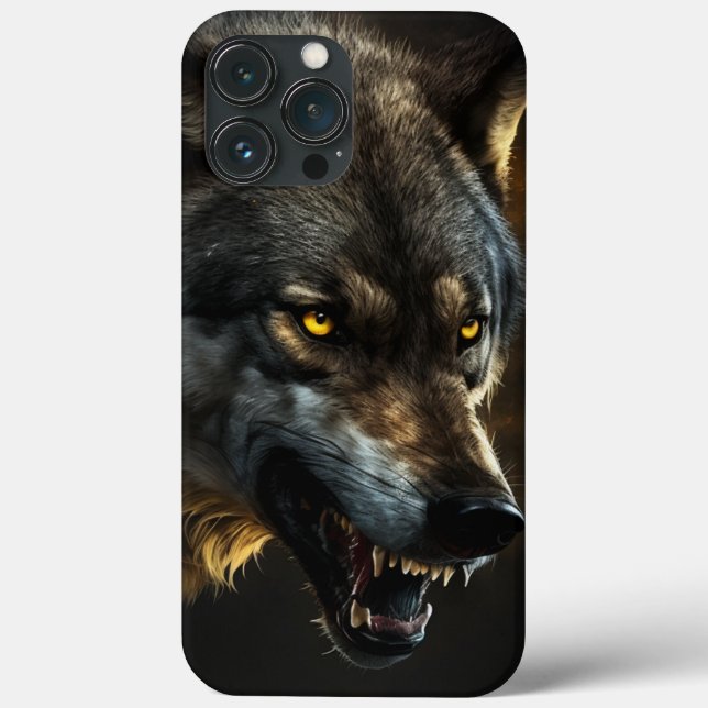 Fier coque iphone Wolf (Verso)