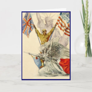 Fier de toi Carte Vintage Soldat