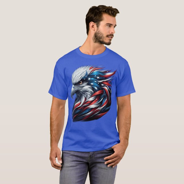 Fier d'être américain | T-shirt Patriotic USA (Devant entier)