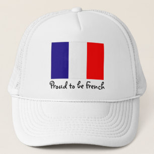 Fier d'être casquette français de boule de drape