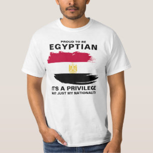 Fier d'être égyptien, c'est un T-shirt Privilège