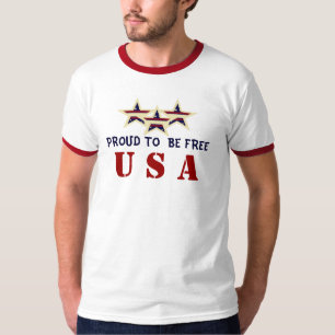 FIER D'ÊTRE LIBREMENT T-SHIRT PATRIOTIQUE