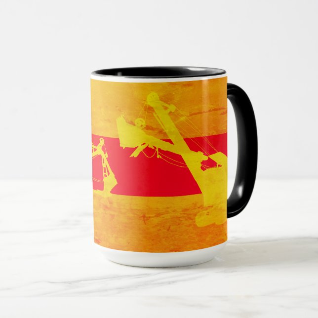 Fier d'être un ingénieur d'exploitation MUG COLORÉ (Devant droit)