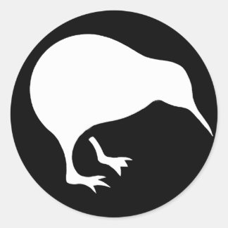 FIER D'ÊTRE UN KIWI - Sticker Rond Classique, Matt