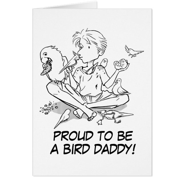 Fier d'être un papa d'oiseau (Devant)