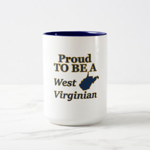 Fier d'être une Mug de Virginie Occidentale