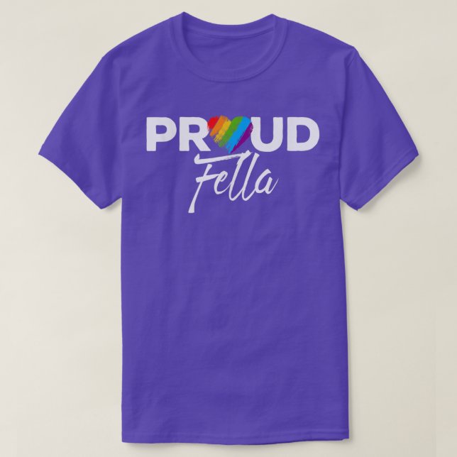 Fier Fella Gay pride Mois LGBTQ T-shirt (Design devant)