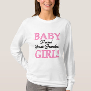 Fier Grand Grand-mère Baby Girl Tshirts et cadeaux