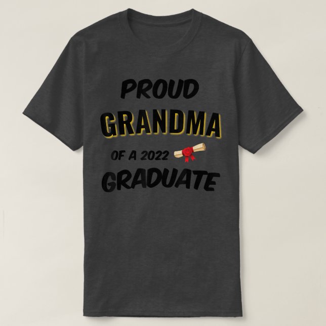Fier grand-mère d'un T-shirt de 2022 Copie (Design devant)