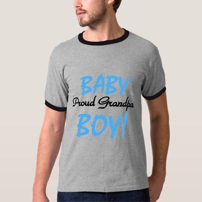Fier Grand-Père Baby Boy Tshirts et cadeaux (Devant)