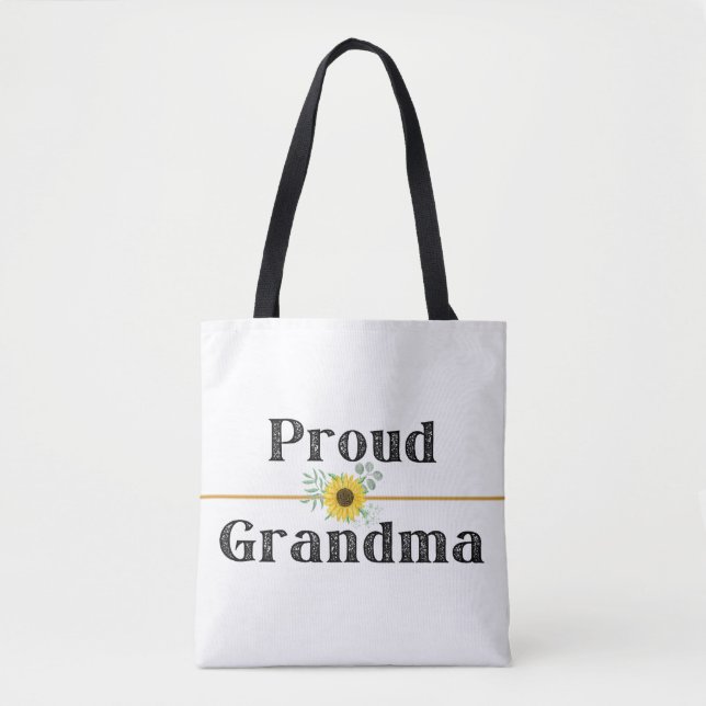 FIER GRANDMA - Sac fourre-tout (Devant)