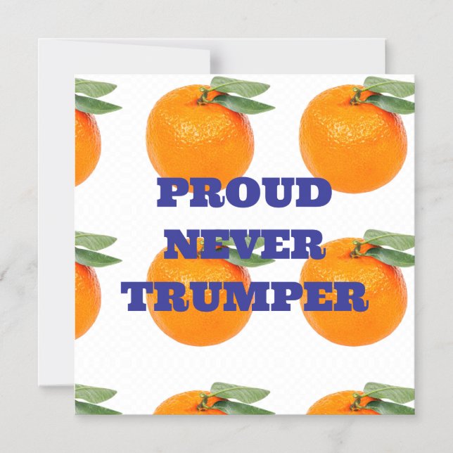 FIER JAMAIS TRUMPER MAGNET (Recto)