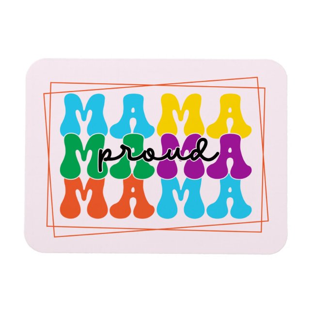 Fier Mama Magnets de Sensibilisation sur l'autisme (Horizontal)